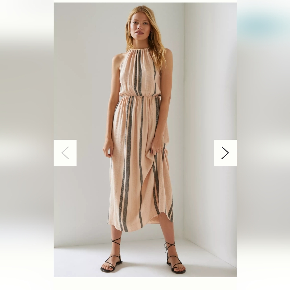 Anthropologie Cloth & Stone Halter Maxi Dress